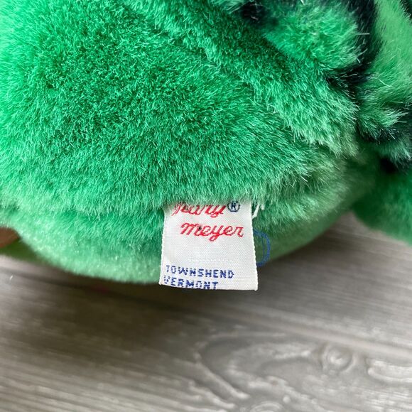 Vintage Mary Meyer Turtle Tortoise 10in Plush Green Yellow Stuffed Animal Rare - Picture 9 of 11